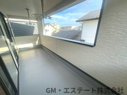 宮崎市祇園3丁目　新築住宅（第2-2号棟）のバルコニー