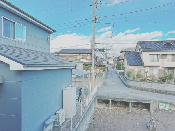 富士市入山瀬の中古一戸建|2階東側6帖洋室からの眺望。晴… 