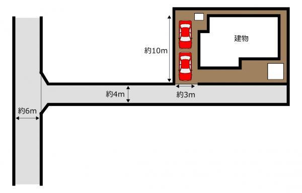 富士宮市山本の中古一戸建|区画図 