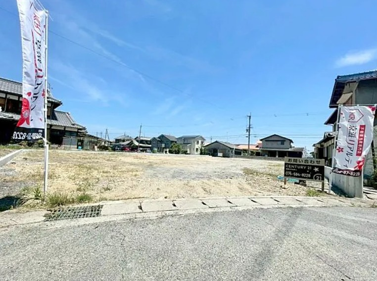 野洲市北比江　1号地　売土地（建築条件無し）の外観