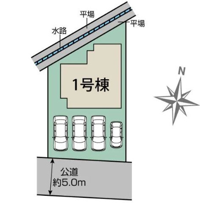 【区画図】 | 島田市旭3丁目 3期 新築一戸建て | 区画図です