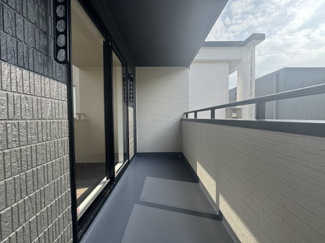 【バルコニー】 | 南城市佐敷新開（限定1棟） | 1号棟　インナーバルコニー付き♪