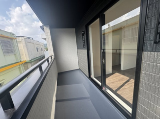 【バルコニー】 | 南城市佐敷新開（限定1棟） | 1号棟　インナーバルコニー付き♪