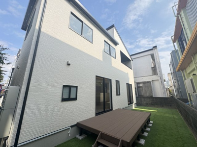 【外観】 | 南城市佐敷新開（限定1棟） | 1号棟　テラス付きのお庭♪