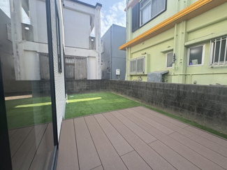 【庭】 | 南城市佐敷新開（限定1棟） | 1号棟　テラス付きのお庭♪