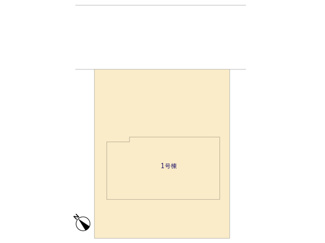 【区画図】 | 南城市佐敷新開（限定1棟） | 1号棟　