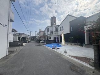 【前面道路含む現地写真】 | 南城市佐敷新開（限定1棟） | ※北東側公道6m♪