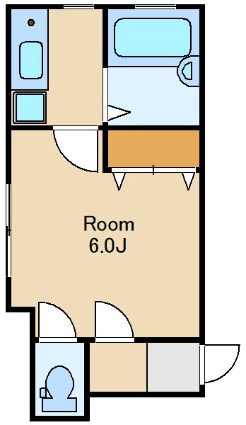 中野区上高田１丁目のアパートの間取り