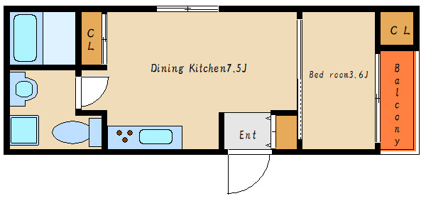 アルクグレイスの間取り