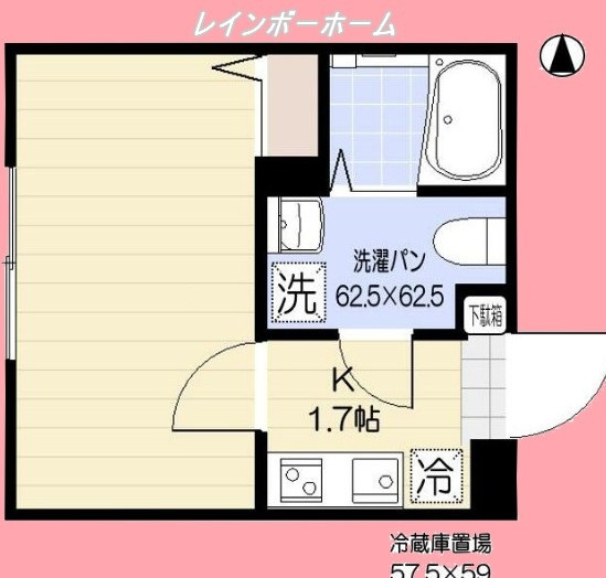 エクセラン吾妻橋の間取り