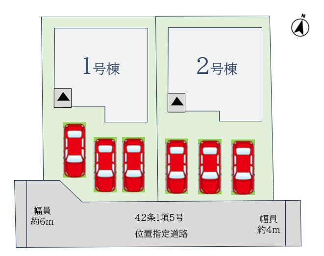 佐賀市大財6丁目1期1号棟の外観|工事中です