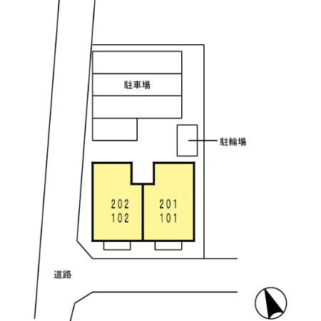 アムール天神の区画図