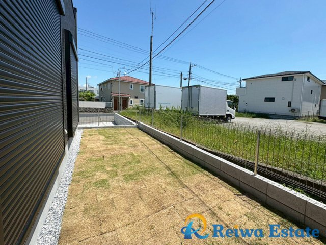 新築戸建　藤沢市大庭5期の庭|お庭ではバーベキューやプールを楽しむことができます！