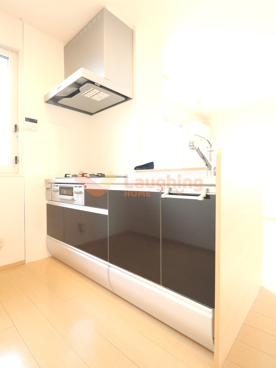 SekutoB棟のキッチン|きれいなキッチンです