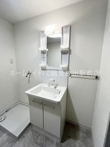 東大阪市稲田上町１丁目の賃貸マンションの独立洗面台