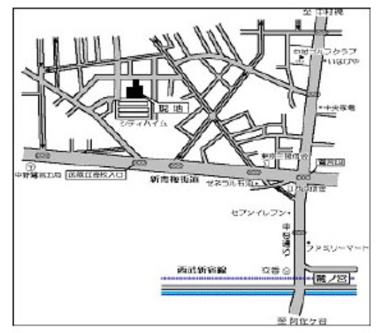 フロイデンハイムの地図