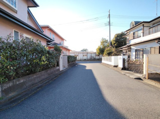 【前面道路含む現地写真】 | 佐倉市石川　土地　佐倉駅