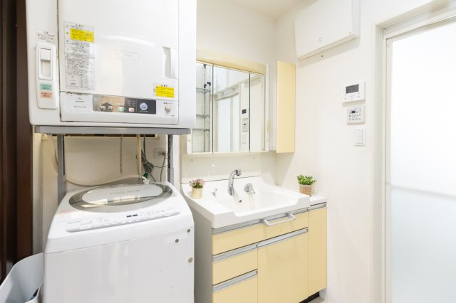【洗面所】 | 岡崎市戸崎町字藤狭１４番地６ | ガス衣類乾燥機【乾太くん】も設置可能♪
