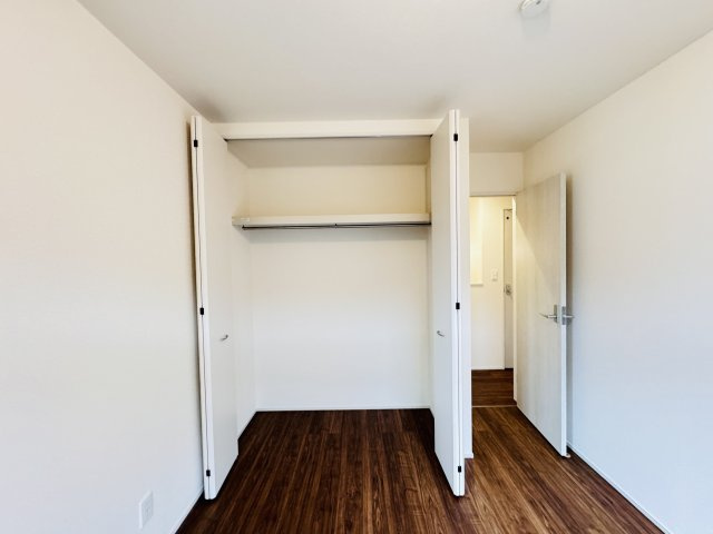 松戸市千駄堀新築戸建【寒風台小学校：10分】の収納|6帖洋室収納