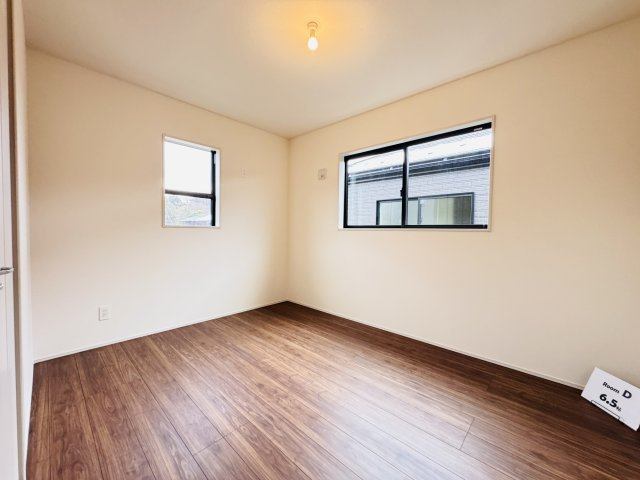 松戸市千駄堀新築戸建【寒風台小学校：10分】の洋室|6.5帖洋室