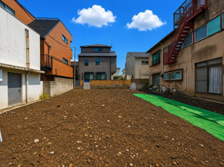 【前面道路含む現地写真】 | 西荻窪第三期2区画 | 間口があり、建築がしやすい土地