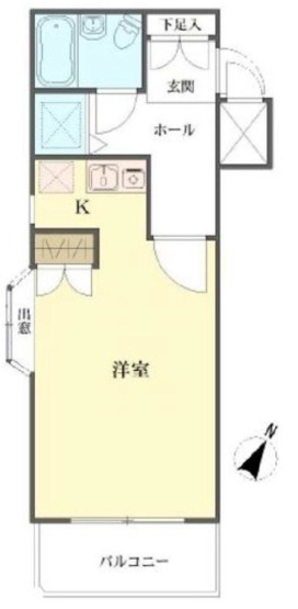 【間取り】 | ワコーレ町田 | ワンルームは一人暮らしに最適で家賃を抑えやすく掃除も楽な点が魅力です。生活空間がコンパクトにまとまるため、動線が短く、生活しやすいです。家具の配置も工夫次第で個性を出しやすく、自由な空間を楽しめます。