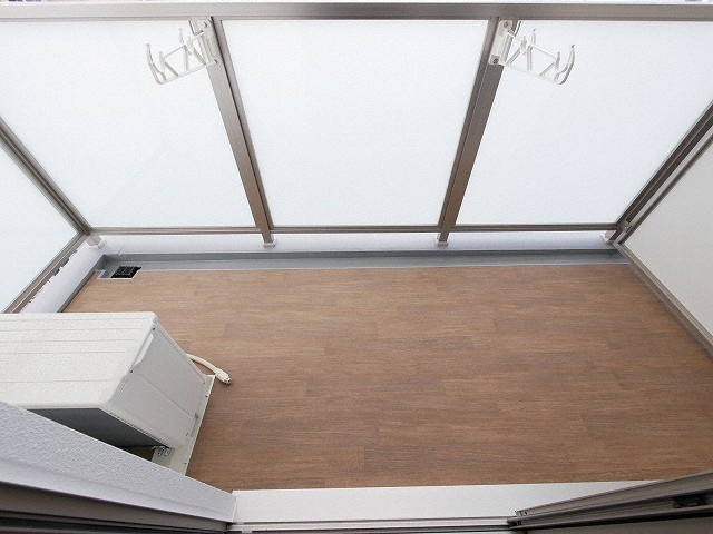 Luck Fieldのバルコニー