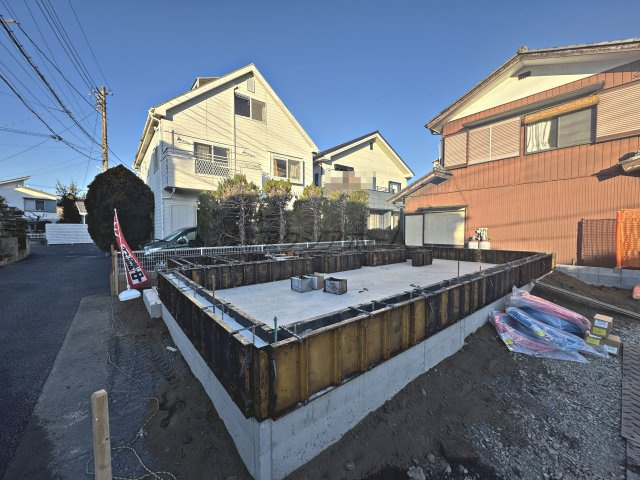 入間市宮前町・全2棟　新築一戸建　1号棟の外観|現地写真（2026年1月6日撮影）