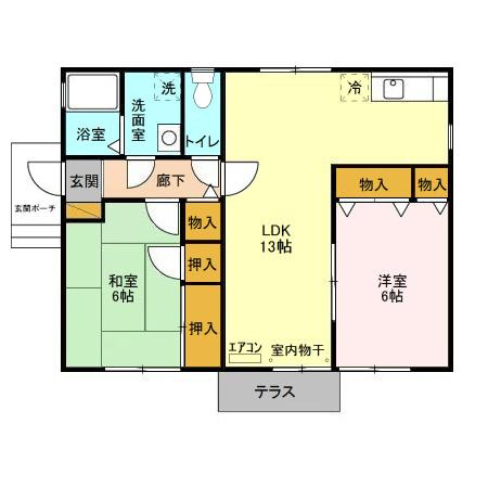 ファンタジーハウスの間取り