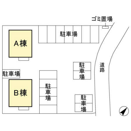 コスモ Aの駐車場