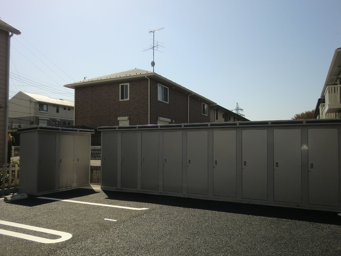 トレジャーズのその他|外部物置(各世帯1箇所ずつ)