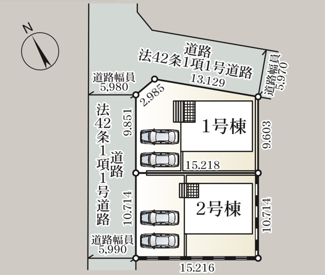 【完成予想図】 | 本庄市小島第5  クレイドルガーデン　新築戸建　全2棟　1号棟