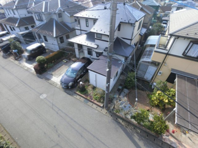 【前面道路含む現地写真】 | 八街市山田台　中古戸建