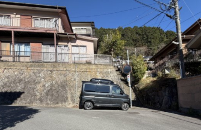 熱海市　山手町の前面道路含む現地写真