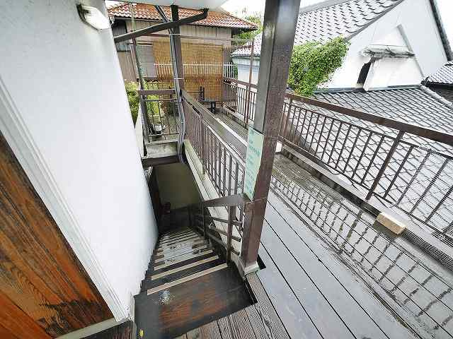 ならまち工房Ⅲのバルコニー