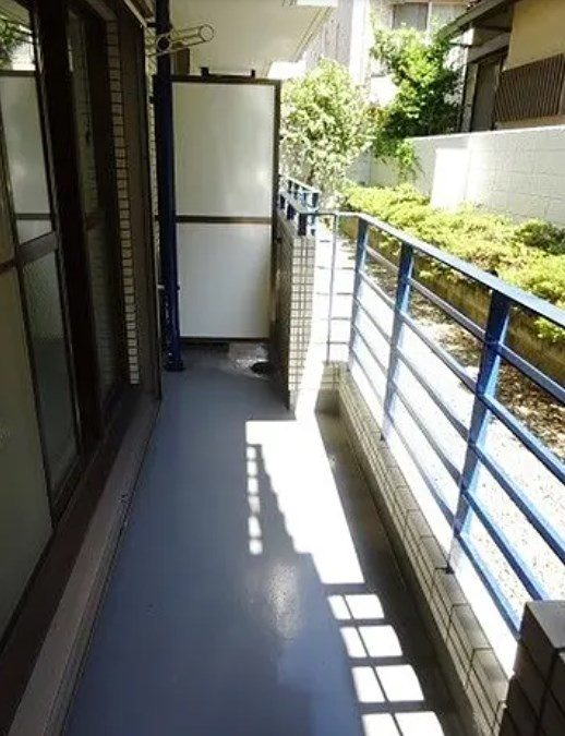 シティコートのバルコニー