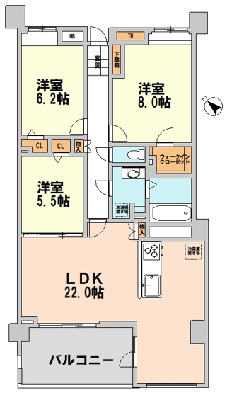【間取り】 | レーベンハイム古河プリームスフォルツァ | 現況と異なる場合は現況優先とさせていただきます