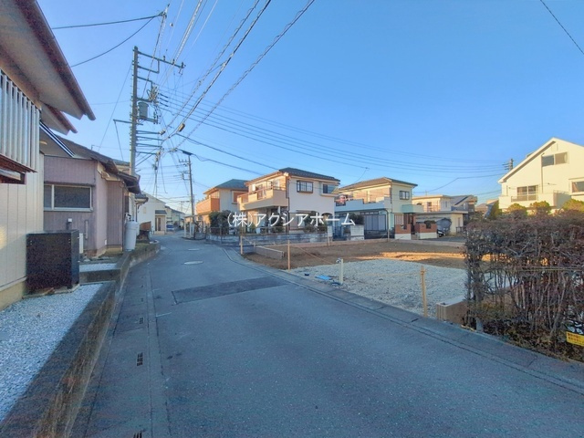 入間市宮前町・全2棟　新築一戸建　2号棟の前面道路含む現地写真|現地写真（2026年1月6日撮影）