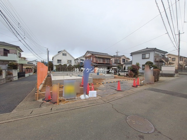 入間市宮前町・全2棟　新築一戸建　2号棟の外観|現地写真（2026年1月29日撮影）