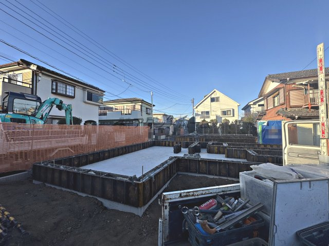 入間市宮前町・全2棟　新築一戸建　2号棟の外観|現地写真（2026年1月23日撮影）