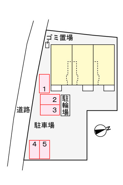 ビータ　プラシードの区画図