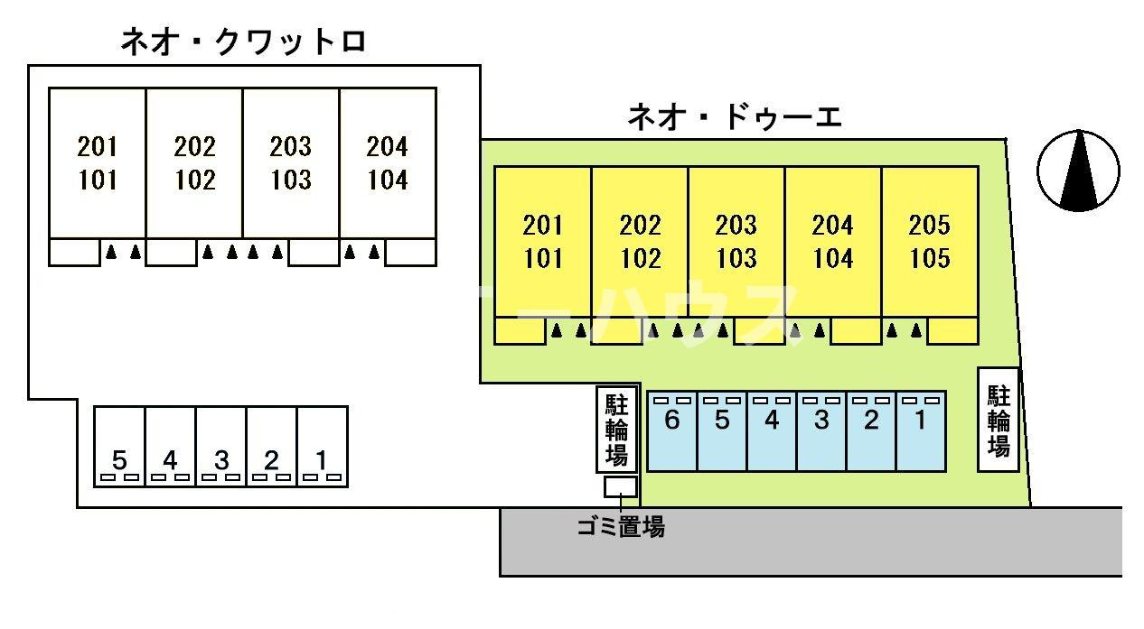 ネオ・ドゥーエの駐車場|駐車場