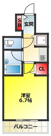 【間取り】 | コスモプラザ新大阪