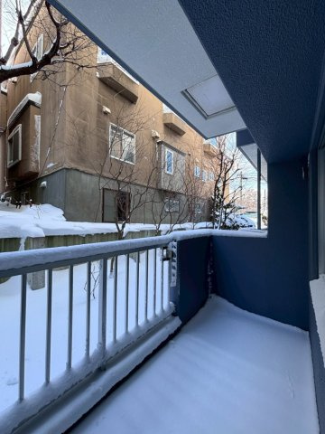 セザール月寒西のバルコニー