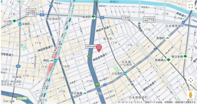 ★仲介手数料無料★AXASXEBEC秋葉原(新規リノベーション工事済み）の地図