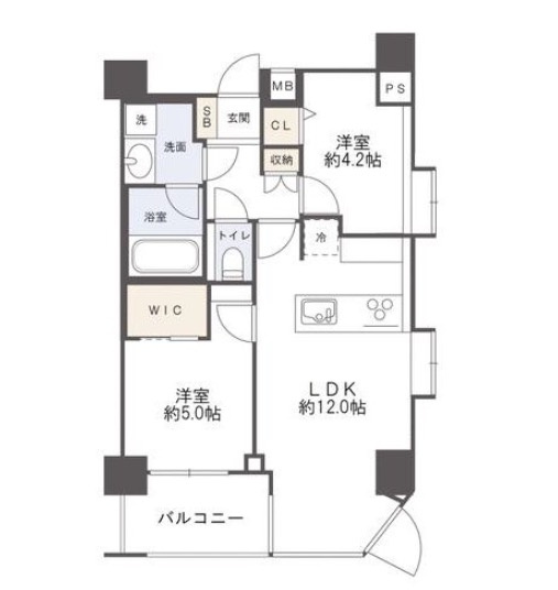 【間取り】 | ★仲介手数料無料★AXASXEBEC秋葉原(新規リノベーション工事中）