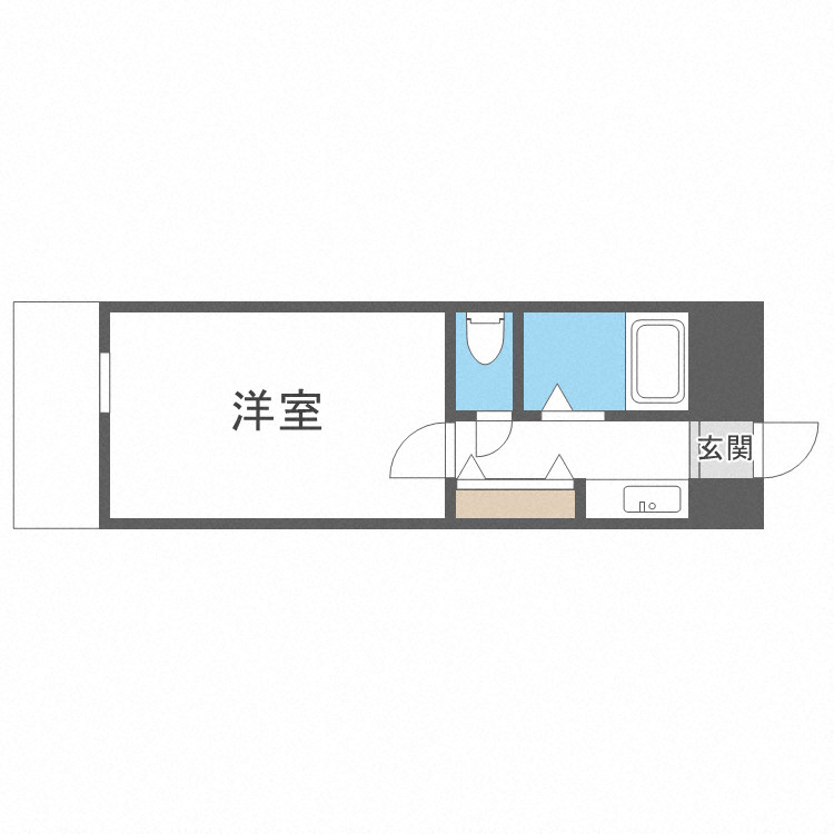 シティガーデン中寺の間取り