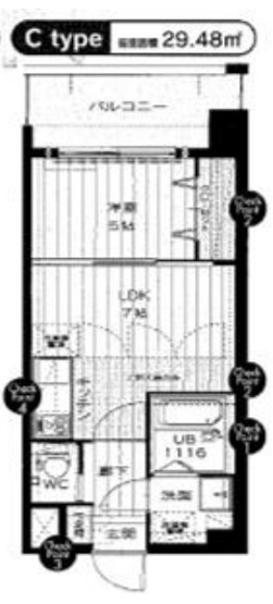 【間取り】 | ORIENT BLD No87 マリアージュステーション