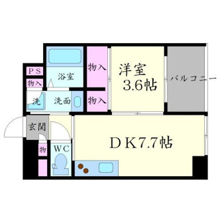 【間取り】 | アリス・マナーガーデン谷町 | アリス・マナーガーデン谷町　間取り