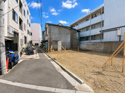 【前面道路含む現地写真】 | 志村坂上建築条件付売地　１区画 | 日当り良好です